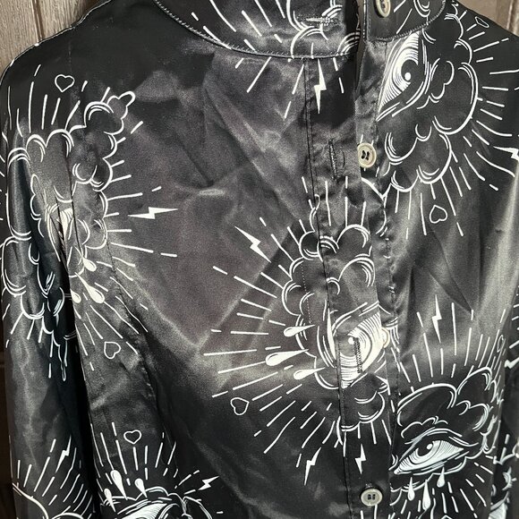 Dressed in LALA Past Present Future Satin Playsuit Set - Picture 4 of 7